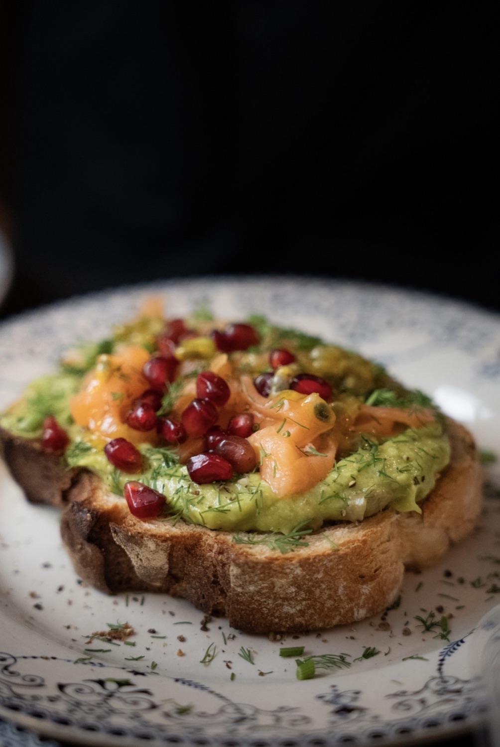 Avocado toast au guacamole maison